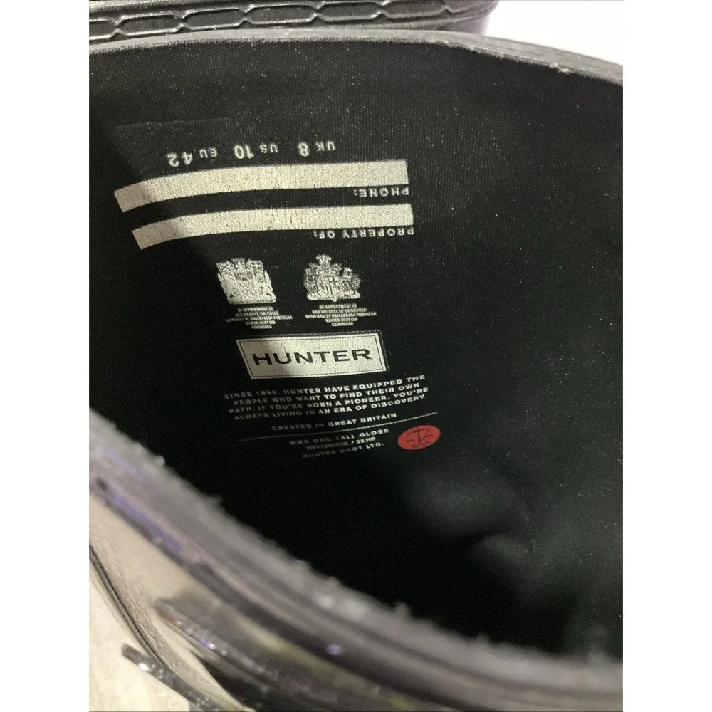 Hunter Original Tall Gloss Boots Black